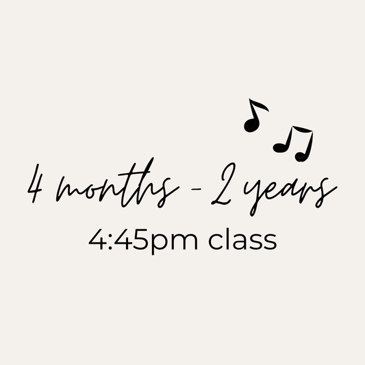 4:45pm - 4 months - 2 years (Fall Session)