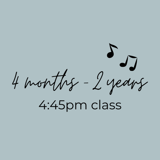 4:45pm - 4 months - 2 years (Fall Session)