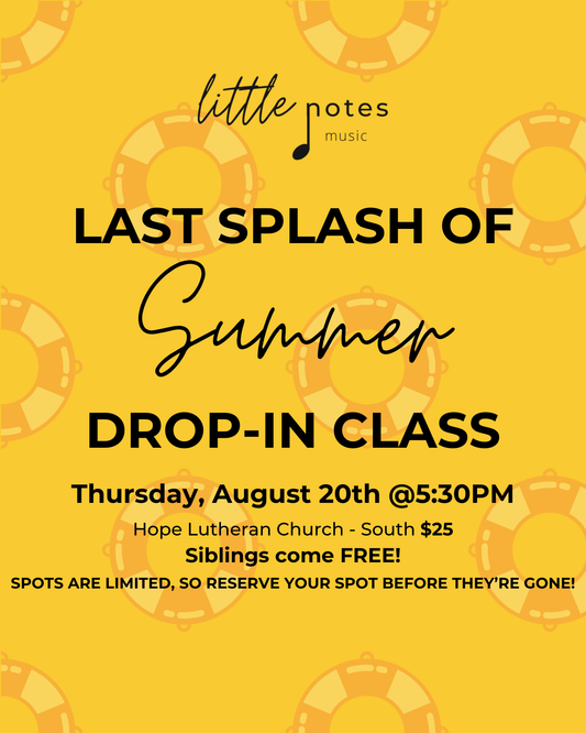 Last Splash of Summer Drop-In Class